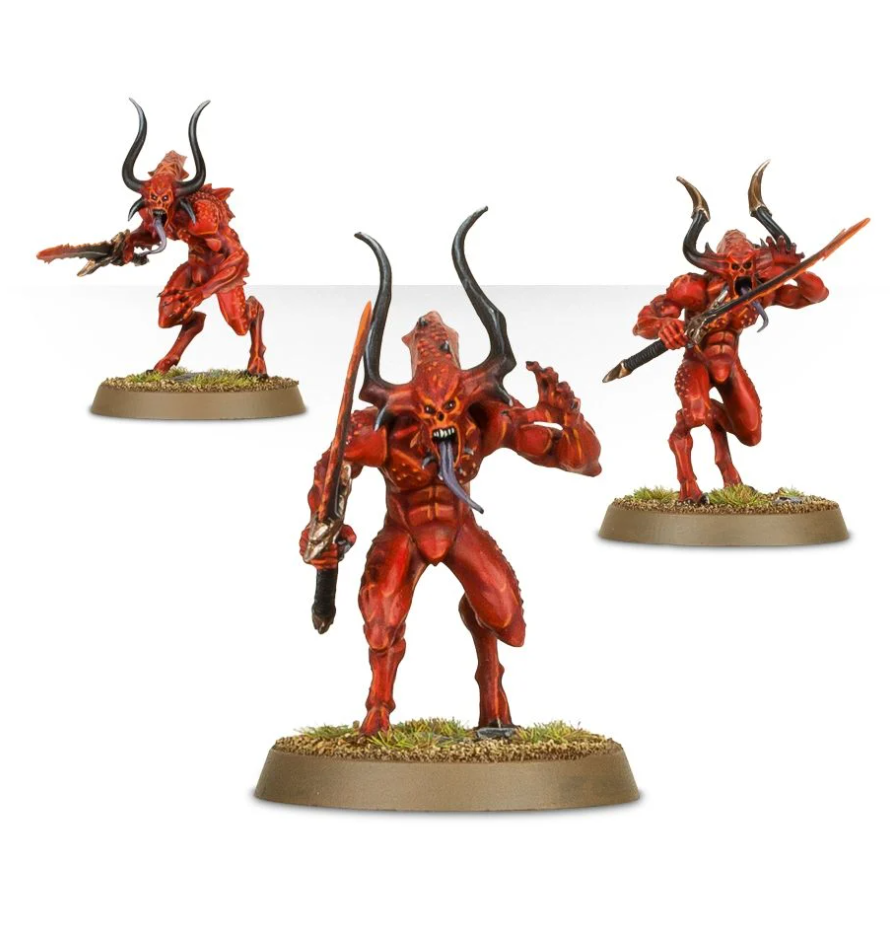 97-08GW Набор Демоны Кхорна: Кровопускатели (Daemons Of Khorne Bloodletters)