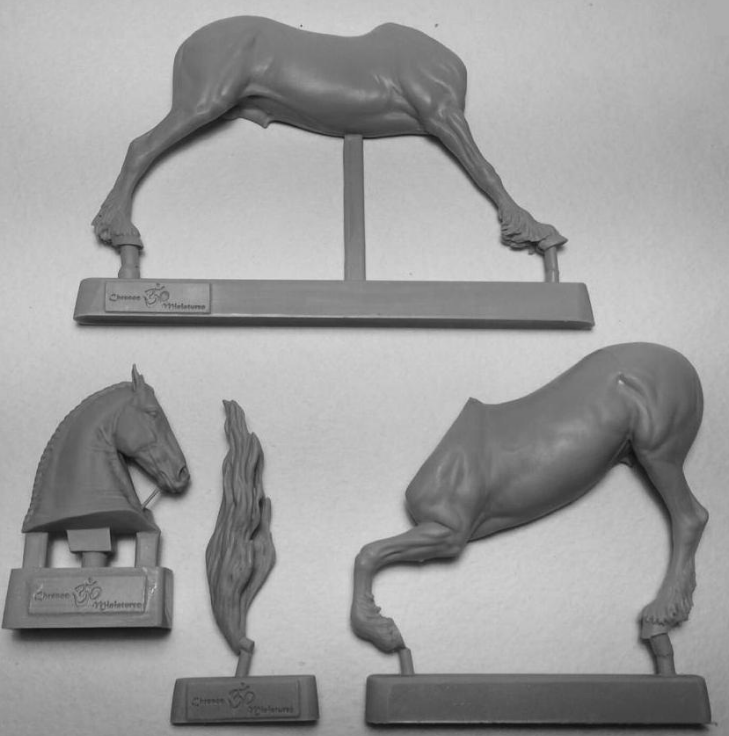 CHM-54168. Животные: Лошадь №10. 54 мм. Материал - смола. Chronos Miniatures