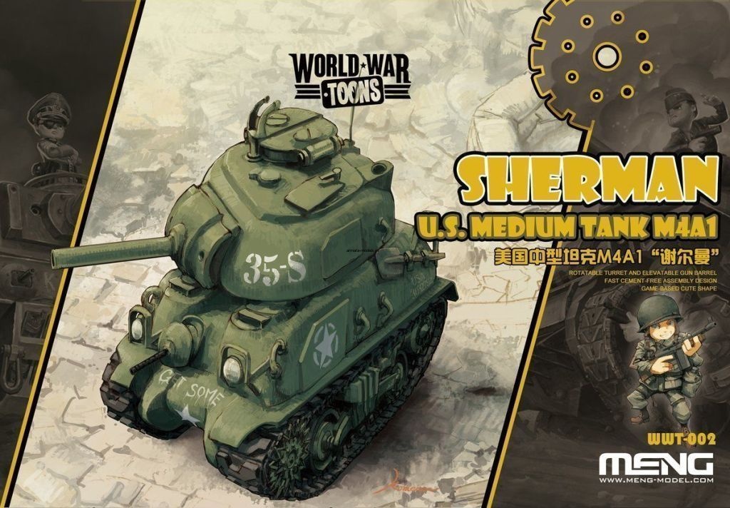 WWT-002 U.S. Medium Tank M4A1 Sherman