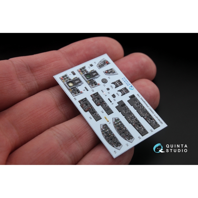 QD48147 3D Декаль интерьера кабины F-104A/C (для модели Hasegawa)