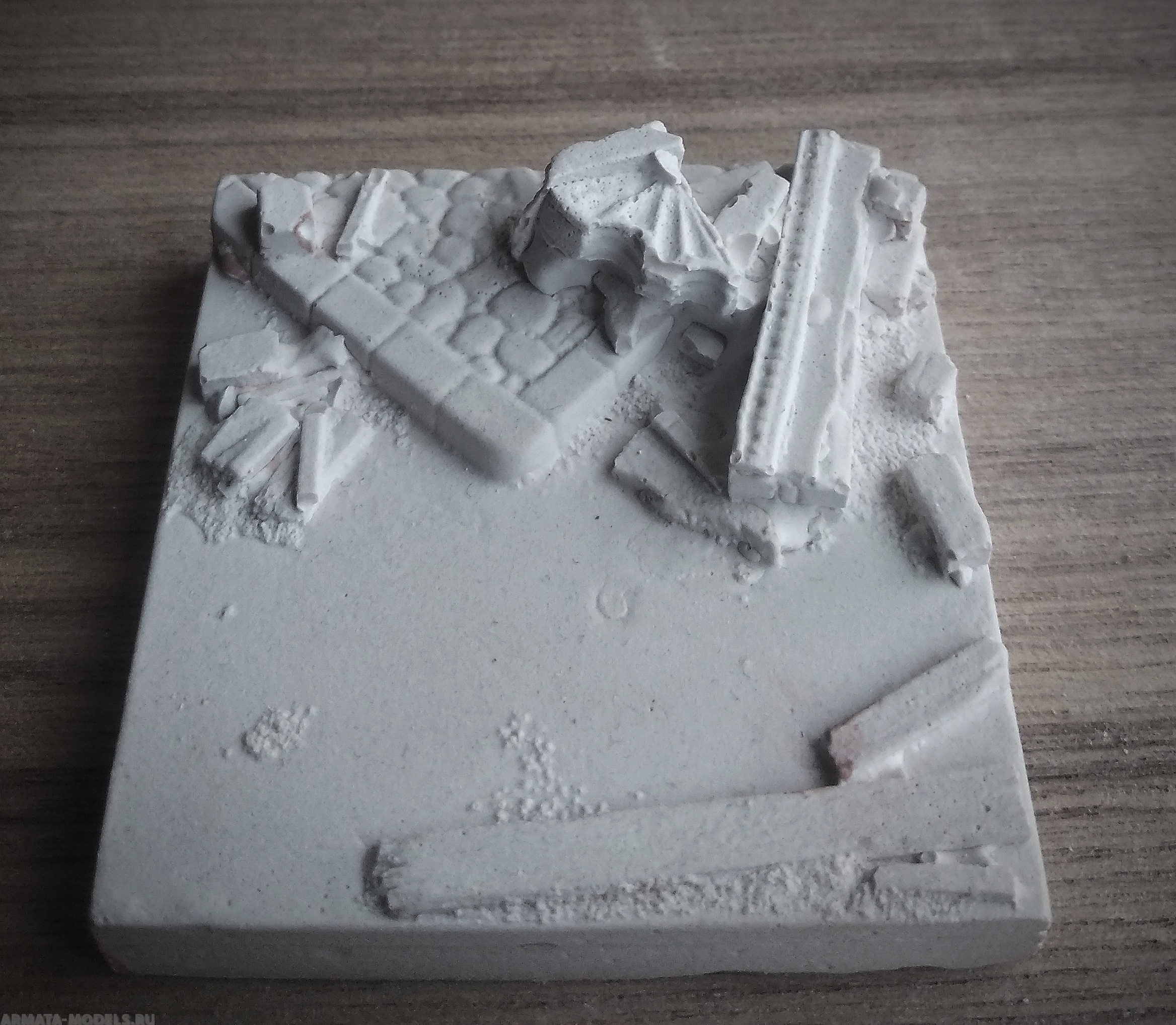 Б03AB Фрагмент брусчатки с обломками