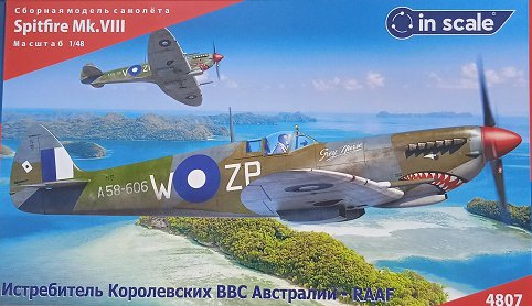 4807 Сборная модель самолета Spitfire Mk.VIII - истребитель RAAF InScale