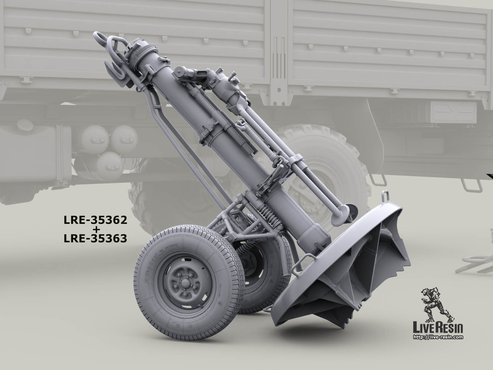 LRE35363 Комплекс 2С12 Сани - колесный ход 2Л81