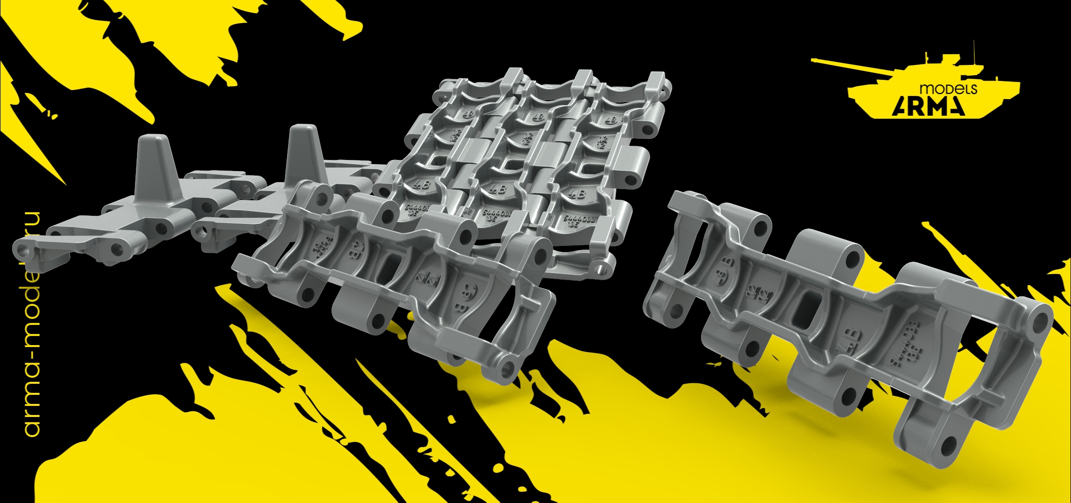 AM3714NEO Высокодетализированные траки ОМШ (Не для свободной продажи)