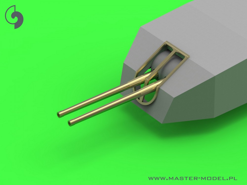 SM-350-101 Вооружение Dunkerque / Strasbourg - 330мм (8шт), 130мм (16шт) стволы со смоляными креплениями (для комплекта Hobby Boss)