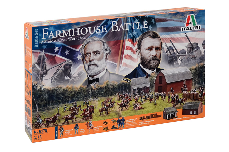 6179ИТ FARMHOUSE BATTLE-American Civil War-1864 (10013160/241120/0671781, ИТАЛИЯ ) Italeri