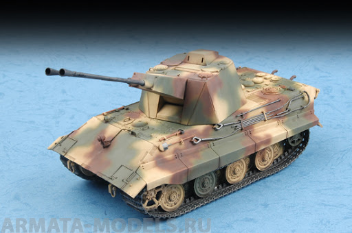 07124P Немецкий Flakpanzer на базе танка E-50 Trumpeter
