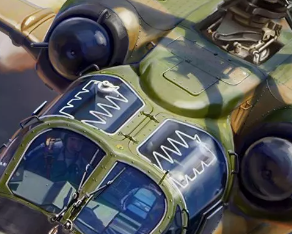 AM48278 Маска окрасочная пирошнуры Ка-52 (Не для свободной продажи)