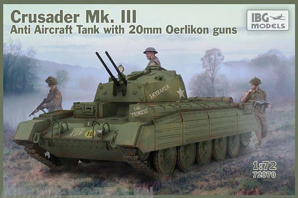 IBG72070 Crusader Anti Air Tank Mk. III with Oerlikon Guns IBG models