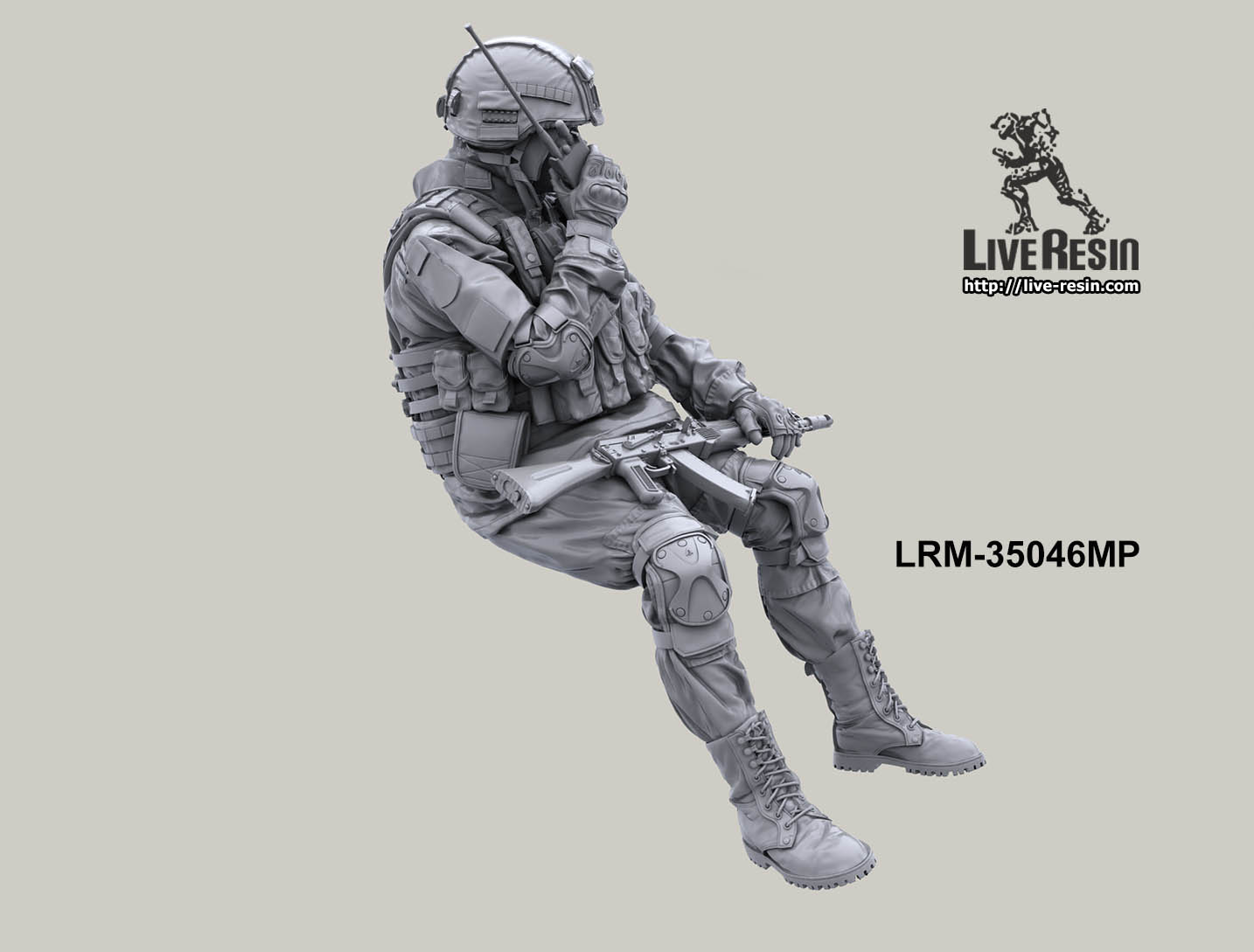 LRM35046MP Боец военной полиции РФ -8 Live Resin