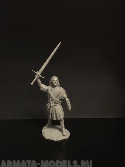 302ТБ Пеший шотландец с мечом Три Богатыря