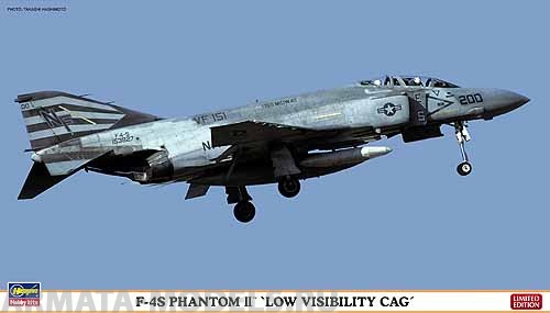 01956 Самолёт F-4S Phantom II Low Visibility CAG Limited Edition Hasegawa