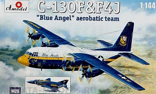 АМ1425 C-130&F4J Blue Angels Amodel