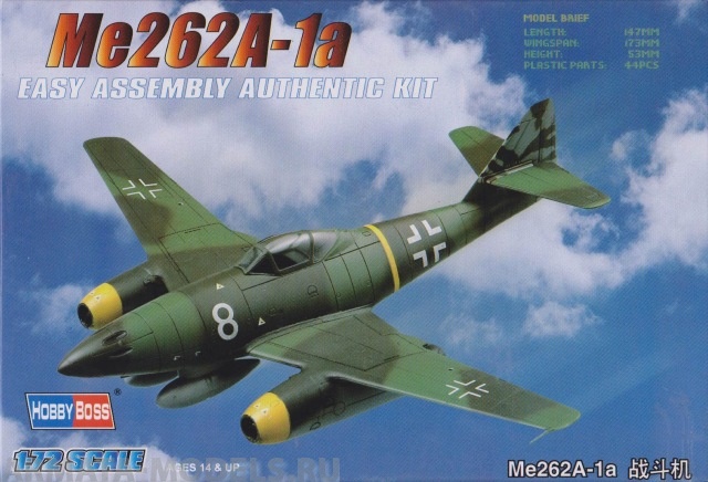 80249 Самолет Me262A-1a Hobby Boss