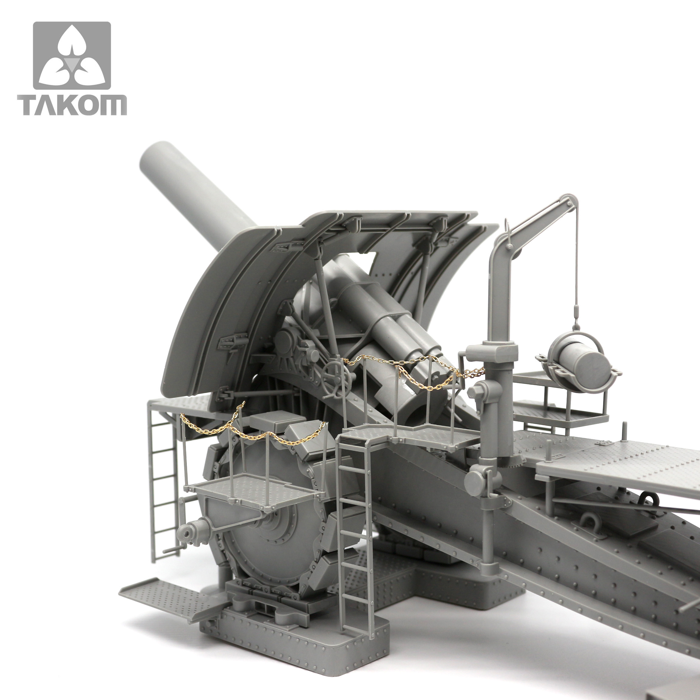 2035Т Немецкая 420mm Осадная гаубица Большая Берта Takom