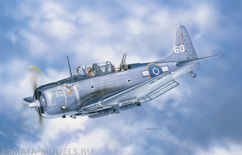2673ИТ Самолет SBD 5 Dauntless Italeri