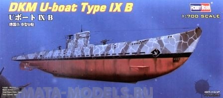 87006 Подводная лодка: DKM U-boat Type B Hobby Boss