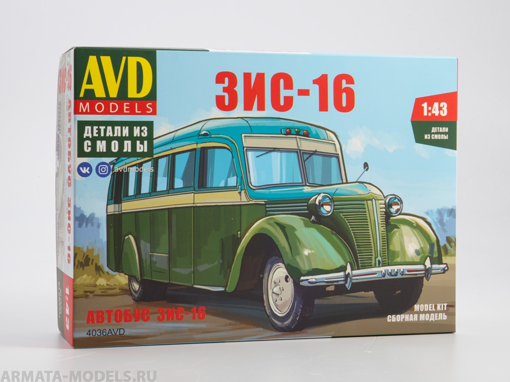 4036AVD Сборная модель ЗИС-16 AVD Models