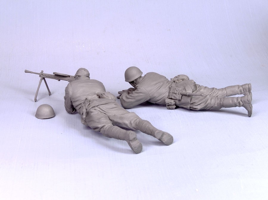 T35112 Советский расчет пулемета Дегтярев (2) Tank