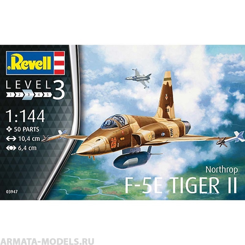 03947 Истребитель F-5E Tiger Revell