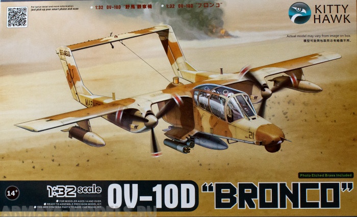 KH32003 Самолет	OV-10D Bronco Kit First Look Kitty Hawk