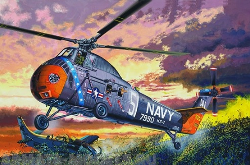 02882P American H-34 Helicopter – Navy Rescue Trumpeter