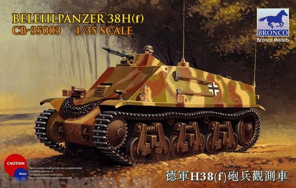 CB35003 Befehlpanzer 38H(f) Bronco Models