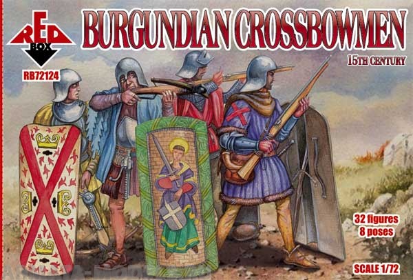 RB72124 Фигуры Burgundian Crossbowmen Red Box