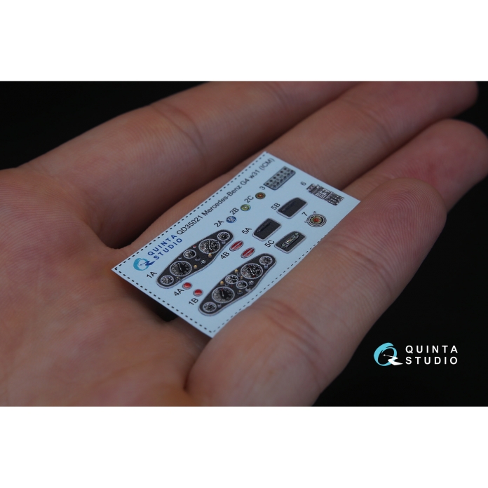 QD35021 3D Декаль интерьера кабины для Mercedes-Benz G4 W31 (для любых моделей)