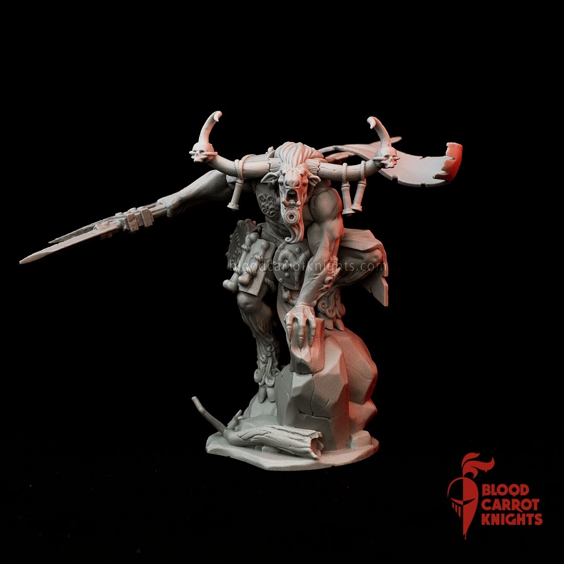 BCK-WG-018 Дикий Зов | Игровая миниатюра 32 мм Blood Carrot Knights