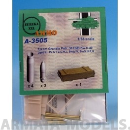 A-3505 Дополнения для моделей 7,5 cm Gr.Patr.38 Hl/C Kw.K.40/Stu.K.40 L/43 and L/48