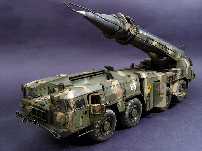 3520Д Ракет.установка SCUD B w/MAZ-543 Dragon