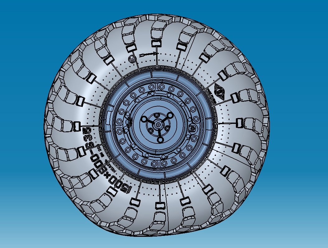 AMB72006 Набор колес ВИ-203 (раннего типа) под нагрузкой (для моделей Звезда)