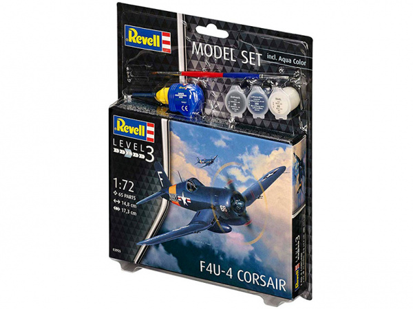 63955RE Набор Одноместный палубный истребитель  F4U-4 Corsair Revell
