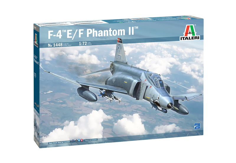 1448ИТ Самолет F-4 E/F PHANTOM (10013160/300421/0255806, ИТАЛИЯ ) Italeri