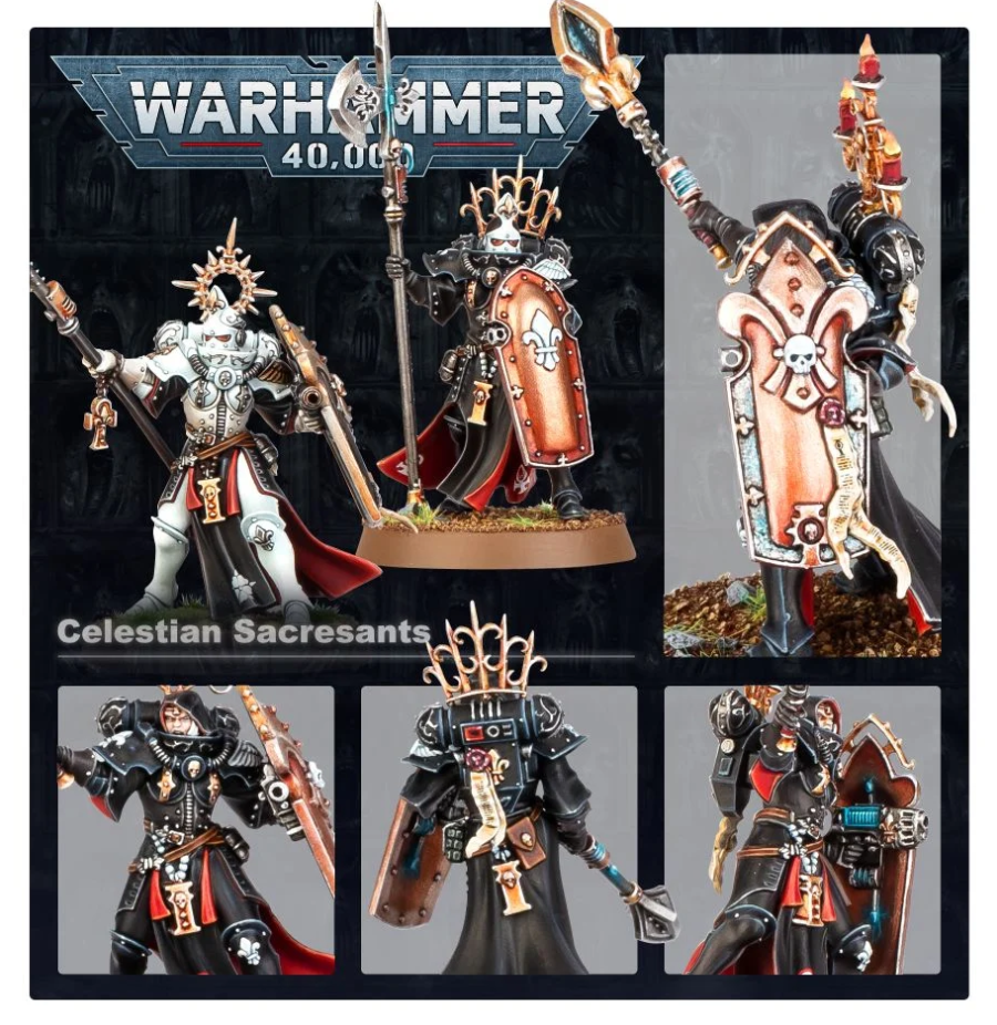 52-35GW Набор Адепта Сороритас. Целестианки-Святительницы (Celestian Sacresants)