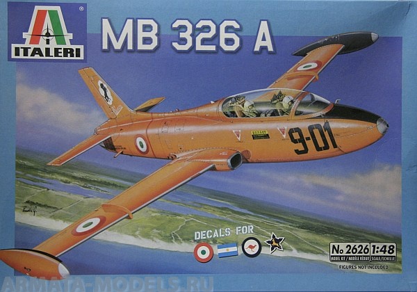 2626ИТ Самолет MB 326 Italeri