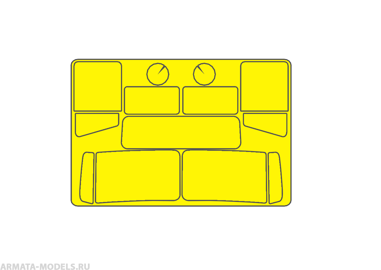 3654PK Российский армейский грузовик Урал 4320 PRO KIT