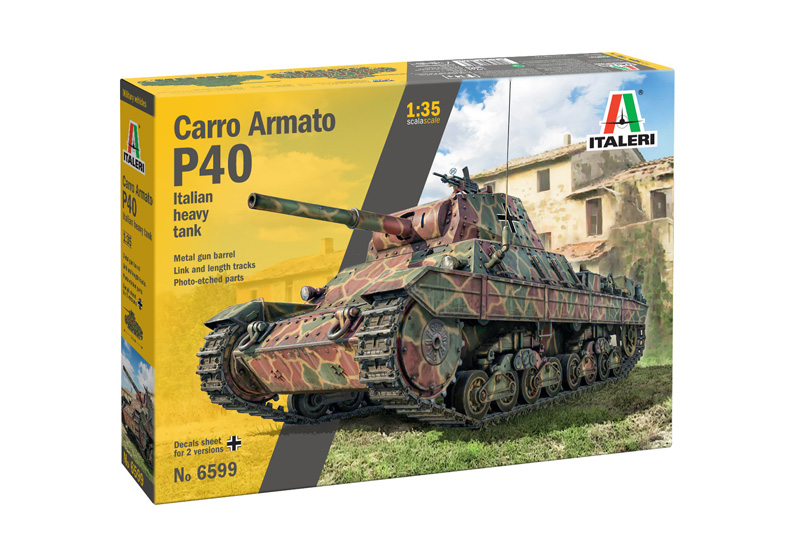 6599ИТ P40 ITALIAN HEAVY TANK Italeri