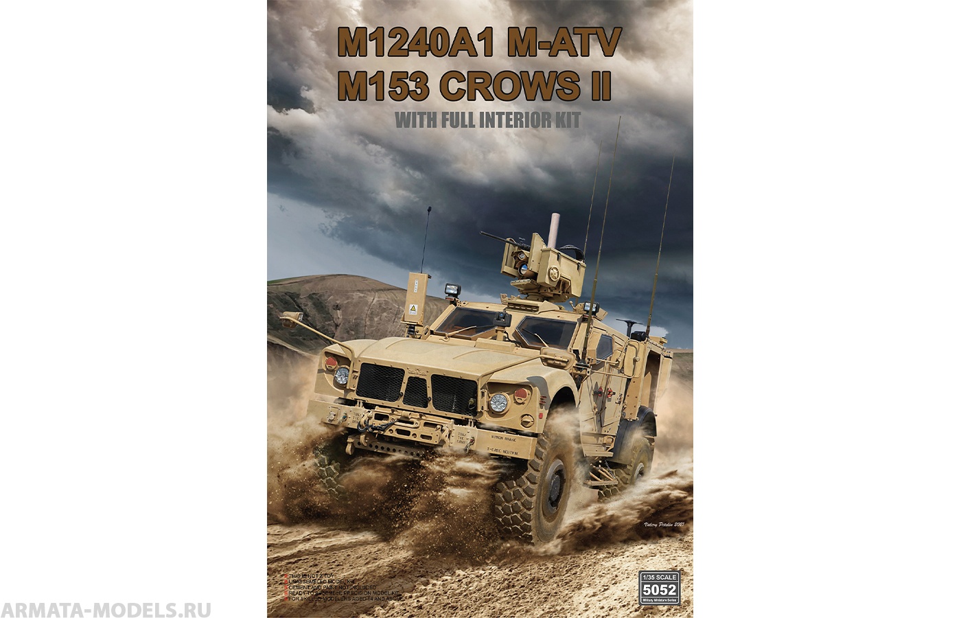 RM-5052 M1240A1 M-ATV (M153 CROWS II) Rye Field Model (RFM)