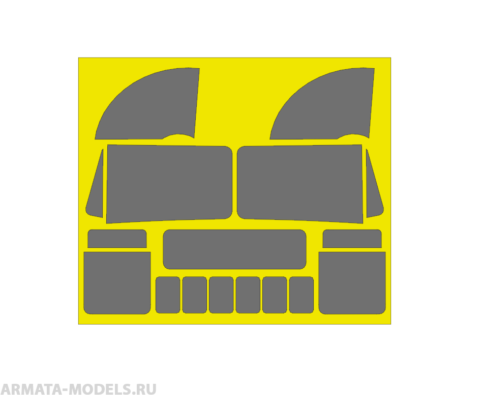 AM43101 Маска окрасочная для КРАЗ 260 AVD Models