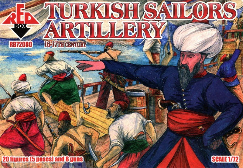RB72080 Фигуры Turkish Sailors Artillery 16-17 century Red Box