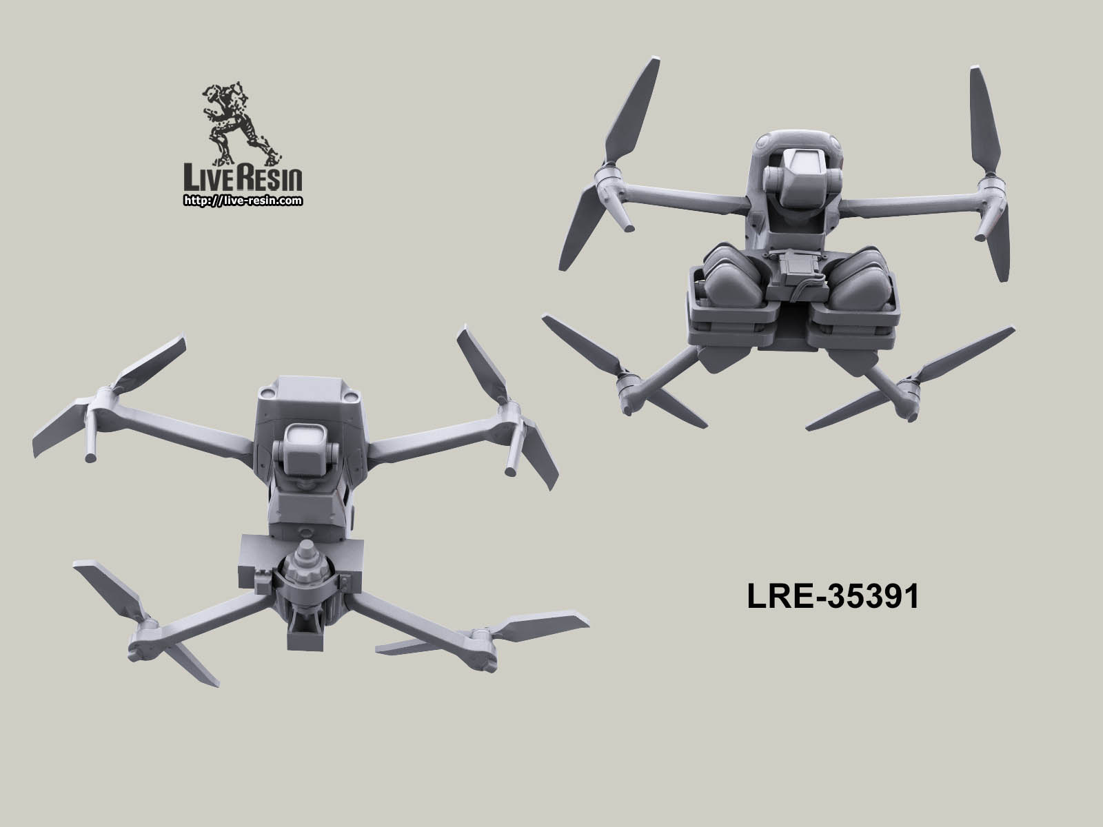 LRE35391 Дроны со сбросами - Ф-1 и Лепесток, 6 шт в наборе (Не для свободной продажи) Live Resin