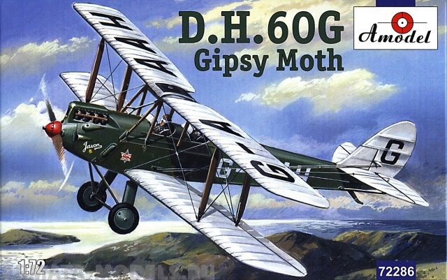 АМ72286 Самолет DH60G Amodel