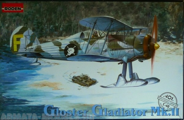 Rod401 Самолёт GLOSTER GLATIATOR MK.II Roden