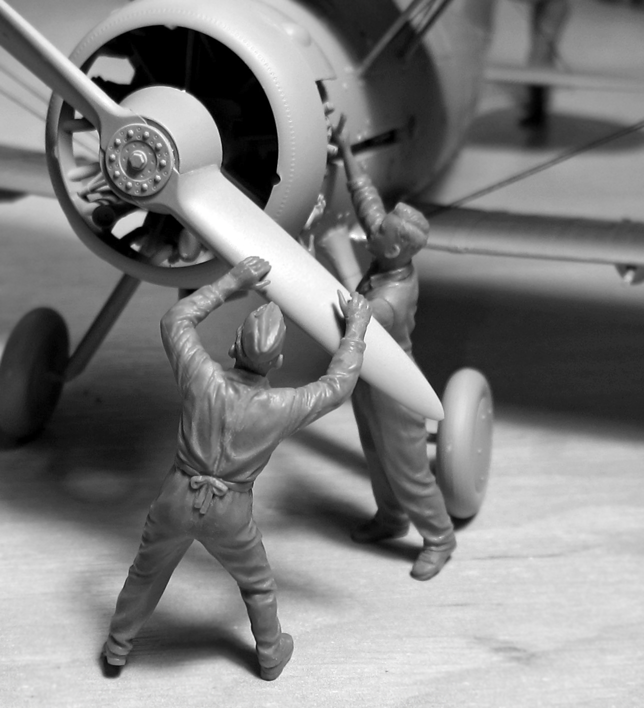 32107 Фигуры, Наземный персонал ВВС Великобритании II МВ (1939-1945) (3 фигуры) ICM