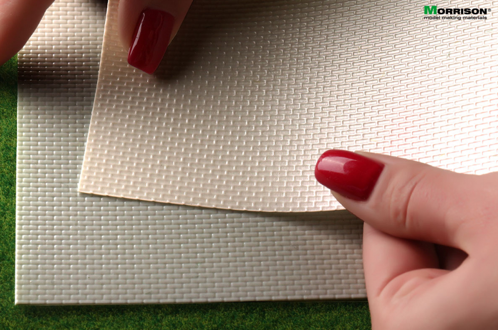 041to039 Объёмная текстура кирпича  М1:72. (Лист А3- 28см.х38см.)