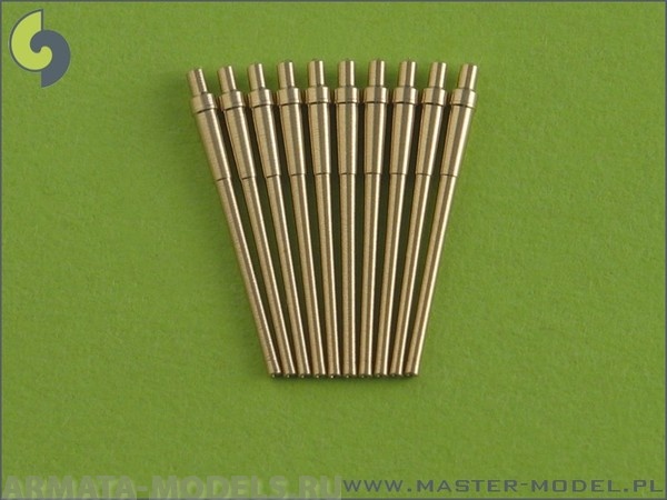 SM-700-008 Стволы IJN 20см / 50 (8 ) 3rd Year Type No. 2 - для турелей без глушителей (10шт) - большинство крейсеров IJN