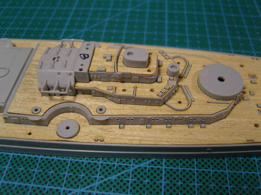 AW20007 Деревянная палуба для DKM Bismarck 1941