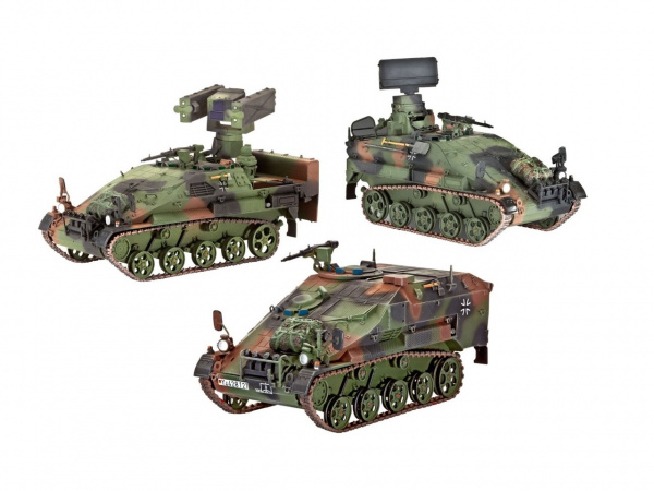 03205 Набор из 2 самоходных установок-Ozelot и AFF & BF/UF Revell